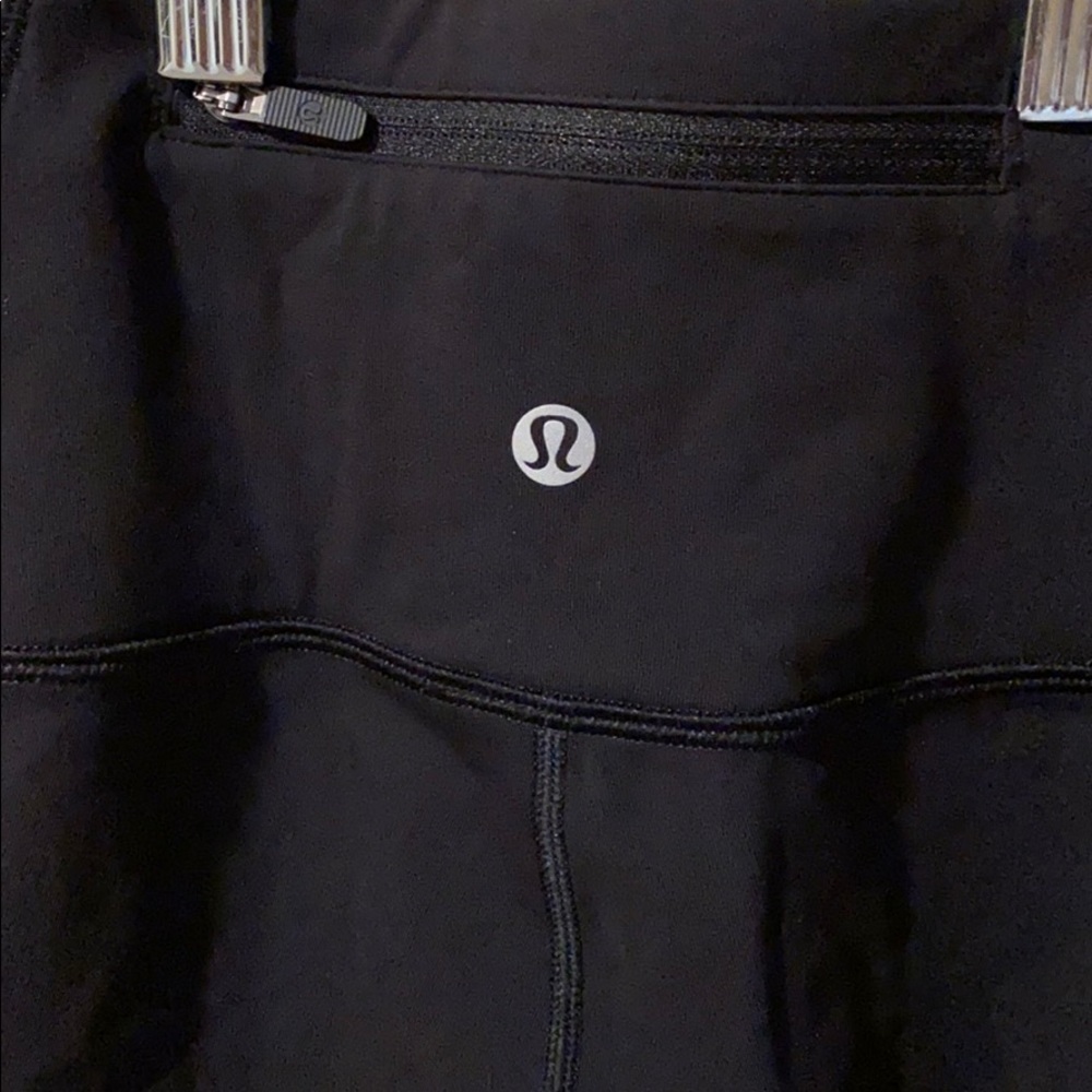 llulilemon black ankle leggings